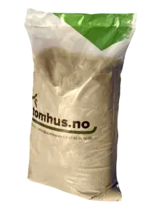 Plastsekk med leire 0–1 mm (finsiktet), produktbilde.